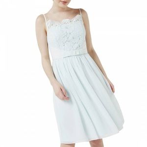 TED BAKER London | Mint Mimee Lace Bodice Midi Dress